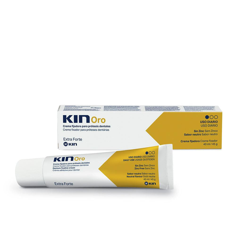 KIN-KIN ORO creme fixador para dentaduras 40 ml-DrShampoo - Perfumaria e Cosmética