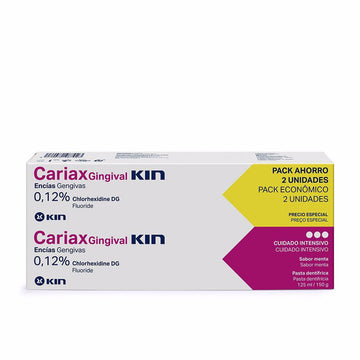 KIN-PASTA DE DENTES CARIAX GENGIVAL conjunto 2 pz-DrShampoo - Perfumaria e Cosmética Imagen principal del producto