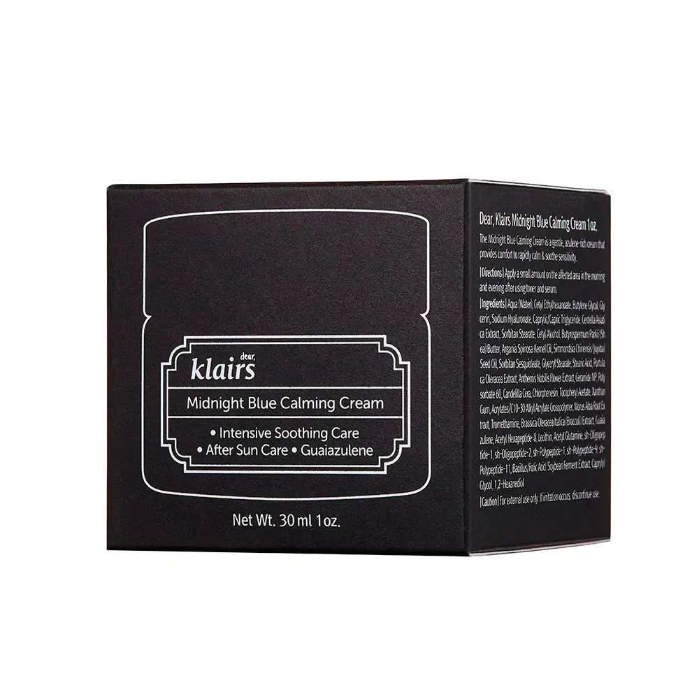 KLAIRS-MIDNIGHT BLUE creme calmante 30 ml-DrShampoo - Perfumaria e Cosmética