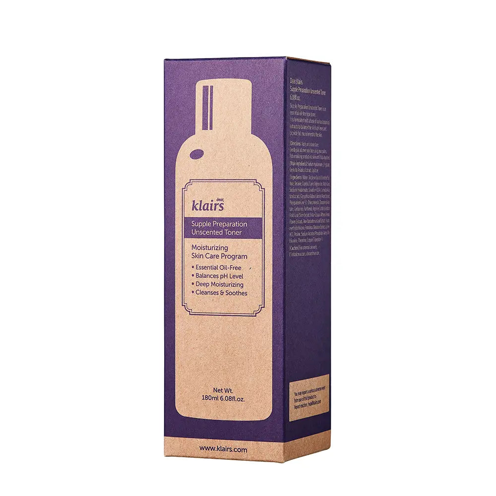 KLAIRS-SUPPLE PREPARATION tónico sem perfume 180 ml-DrShampoo - Perfumaria e Cosmética