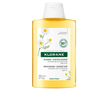 KLORANE-A LA CAMOMILA loiros reflexos shampoo iluminador 200 ml-DrShampoo - Perfumaria e Cosmética Imagem principal do produto