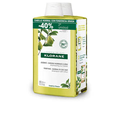 KLORANE-A LA CIDRA champô leve para cabelo normal/oleoso duo 2 x 400 ml.-DrShampoo - Perfumaria e Cosmética