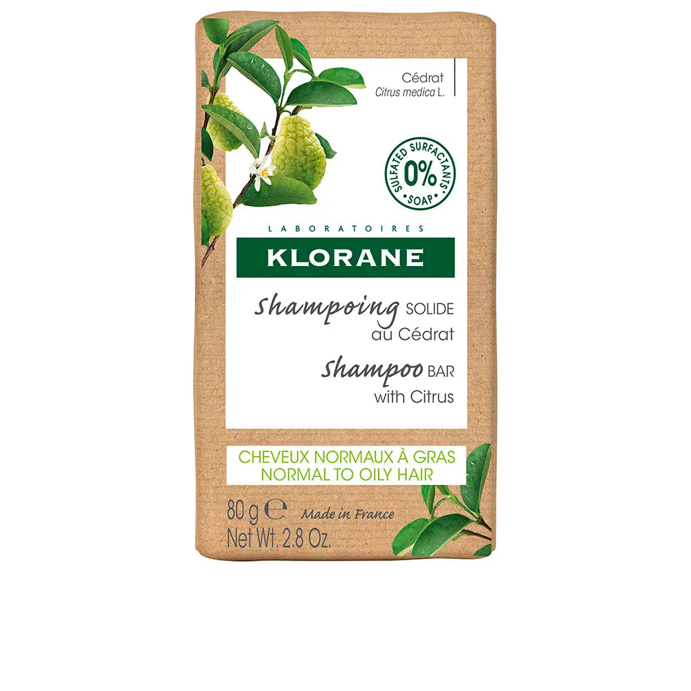 KLORANE-A LA CIDRA champô sólido 80 g-DrShampoo - Perfumaria e Cosmética