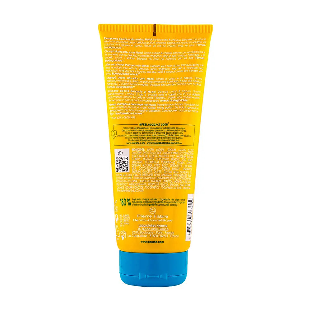KLORANE-AL MONOÏ champô pós-sol 200 ml-DrShampoo - Perfumaria e Cosmética