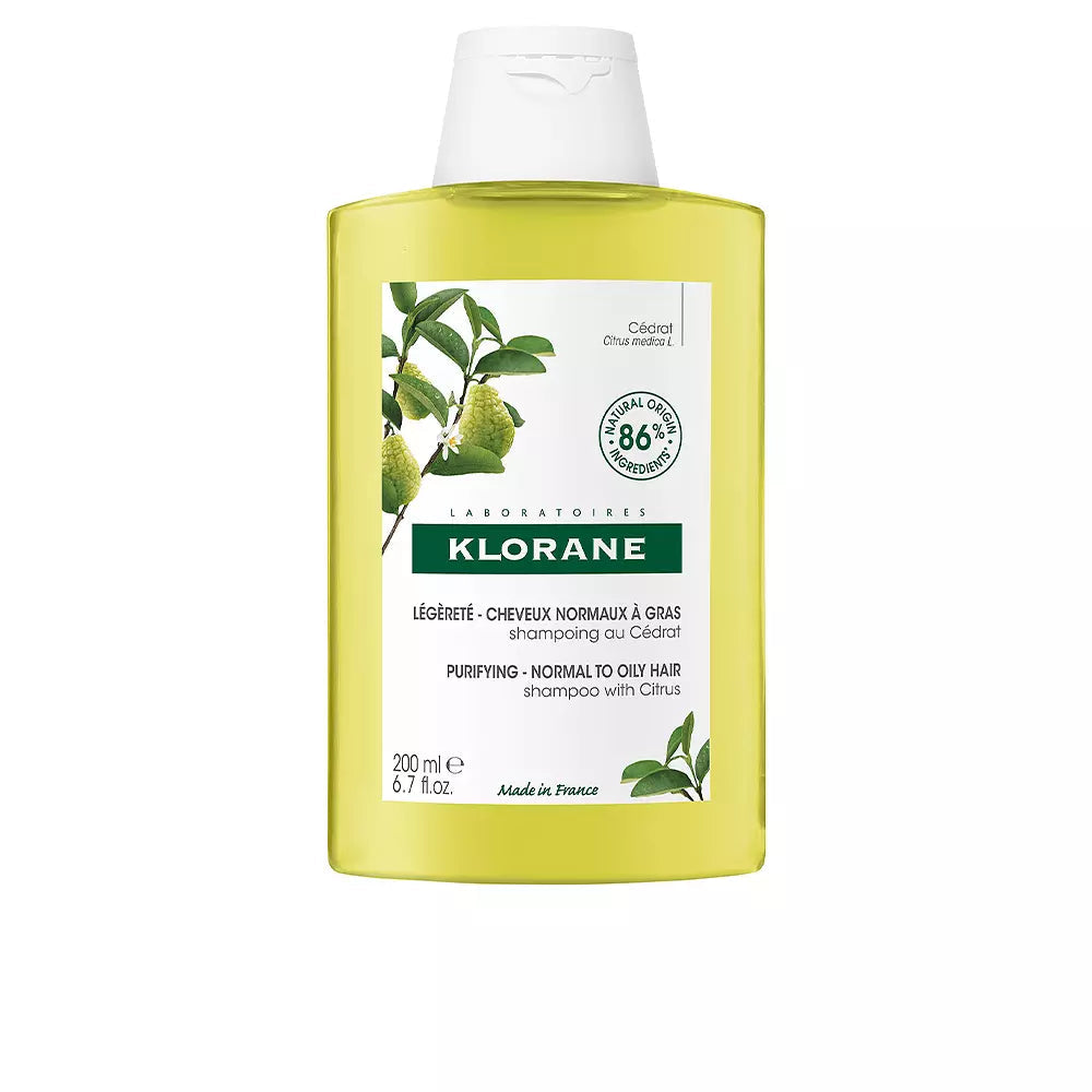 KLORANE-Champô PURIFICANTE de Cidra 200 ml-DrShampoo - Perfumaria e Cosmética