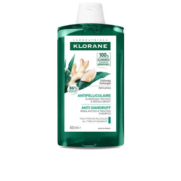 KLORANE-GALANGA shampoo reequilibrante e tratante anti-caspa 400 ml.-DrShampoo - Perfumaria e Cosmética Main image