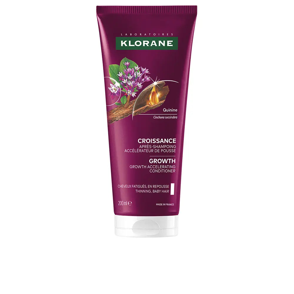 KLORANE-GROWTH condicionador acelerador de crescimento 200 ml.-DrShampoo - Perfumaria e Cosmética