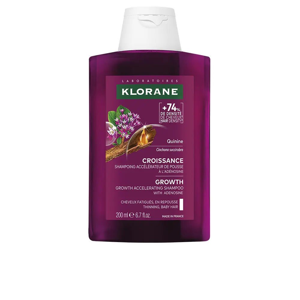 KLORANE-GROWTH shampoo acelerador de crescimento 200 ml.-DrShampoo - Perfumaria e Cosmética Imagen principal del producto
