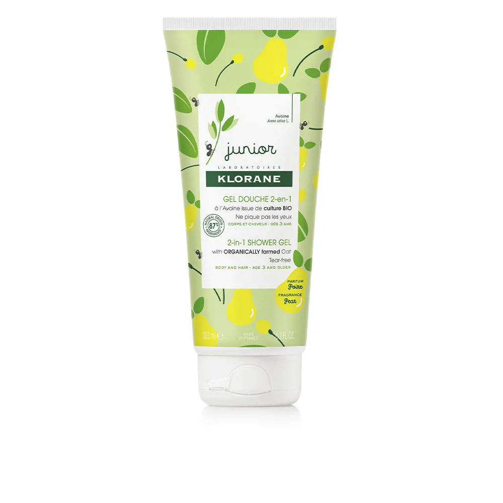 KLORANE-Gel de lavagem corporal JUNIOR pêra 200 ml-DrShampoo - Perfumaria e Cosmética
