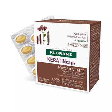 KLORANE-KERATINCAPS cápsulas com quinina 30 u-DrShampoo - Perfumaria e Cosmética Imagem principal do produto
