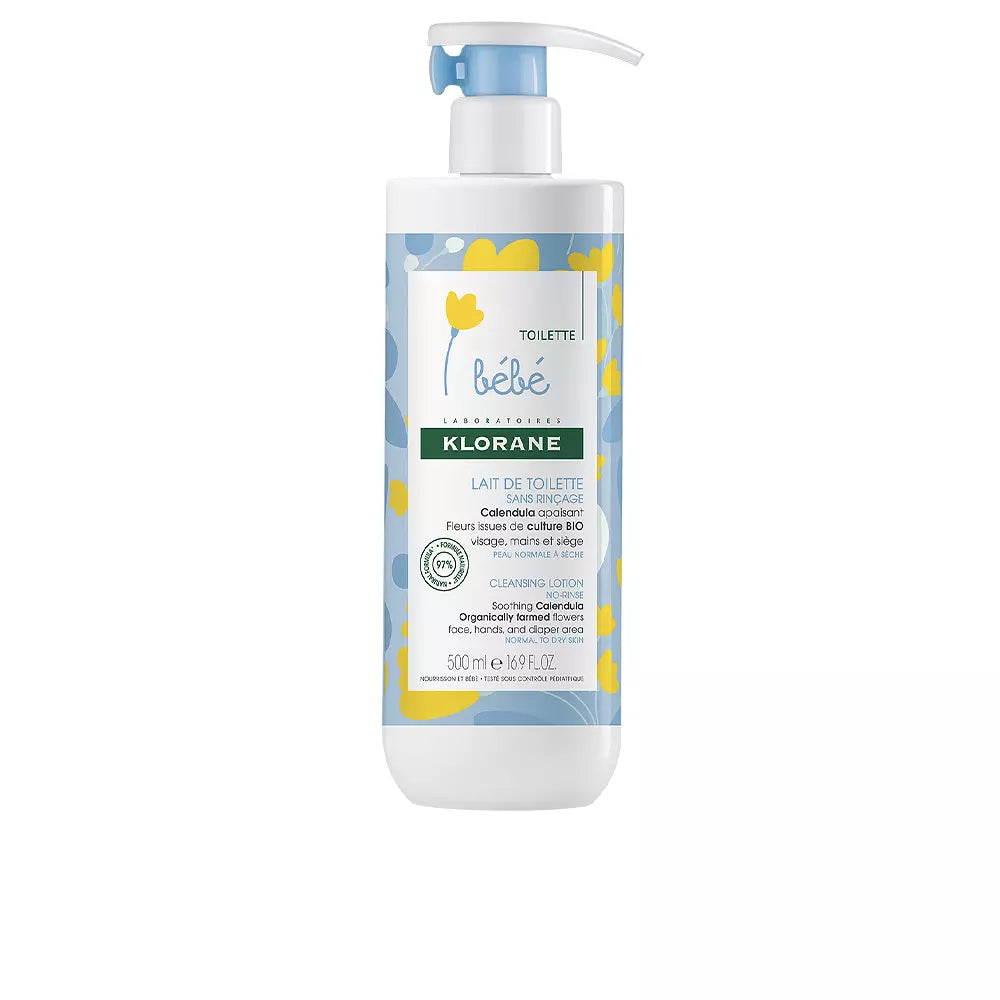 KLORANE-LOÇÃO DE LIMPEZA PARA BEBÉ calêndula calmante 500 ml-DrShampoo - Perfumaria e Cosmética