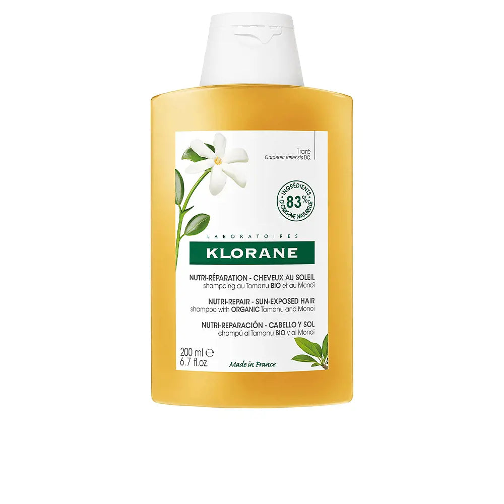 KLORANE-POLYSIANES MONOÏ Y TAMANU BIO shampoo nutritivo 200 ml-DrShampoo - Perfumaria e Cosmética