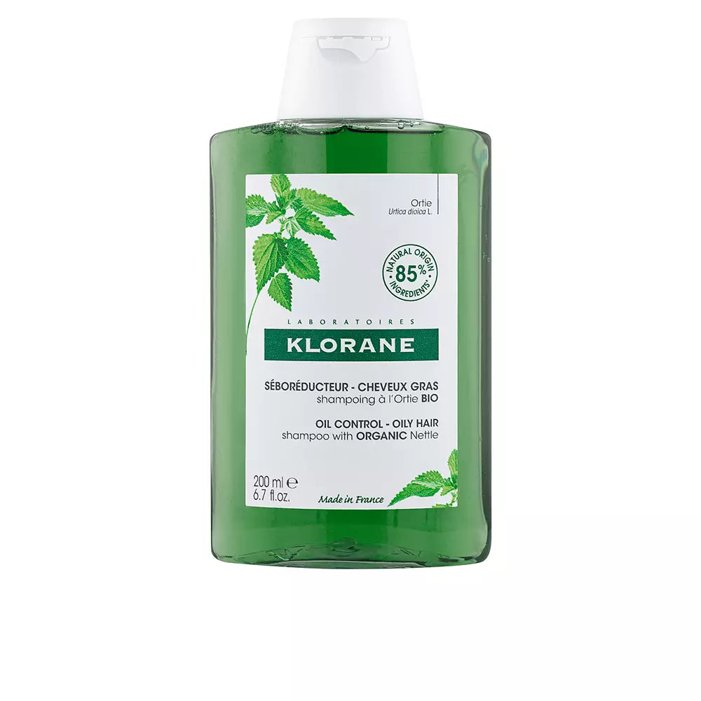 KLORANE-SEBO-REDUCER shampoo orgânico de urtiga 200 ml-DrShampoo - Perfumaria e Cosmética