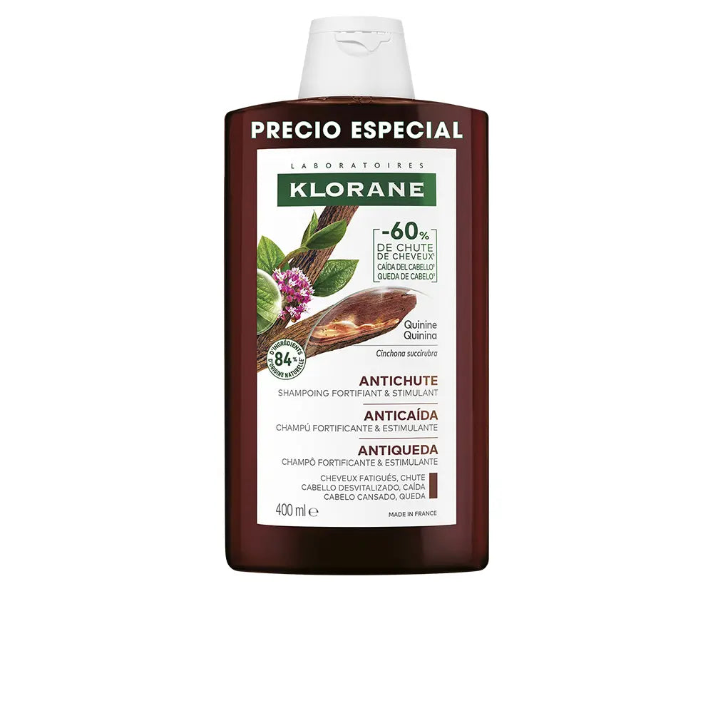 KLORANE-Shampoo Antiqueda Orgânico com Quinina e Edelweiss 400ml-DrShampoo - Perfumaria e Cosmética