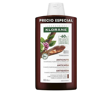 KLORANE-Shampoo Antiqueda Orgânico com Quinina e Edelweiss 400ml-DrShampoo - Perfumaria e Cosmética Main image