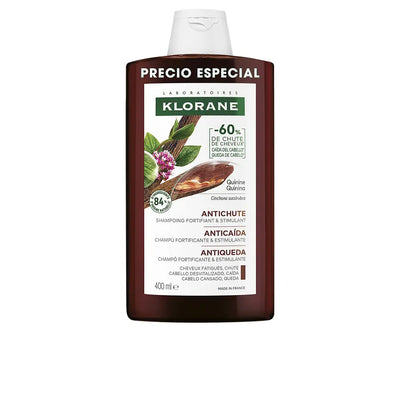 KLORANE-Shampoo Antiqueda Orgânico com Quinina e Edelweiss 400ml-DrShampoo - Perfumaria e Cosmética