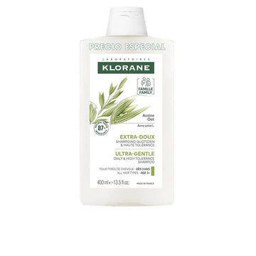 KLORANE-Shampoo suave de leite de aveia 400 ml-DrShampoo - Perfumaria e Cosmética Imagen principal del producto