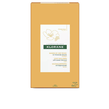 KLORANE-TIRAS DE CERA FRIA com amêndoa doce 6 pz-DrShampoo - Perfumaria e Cosmética Imagem principal do produto