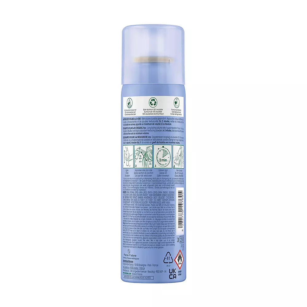 KLORANE-VOLUME shampoo seco de linhaça orgânica 150 ml-DrShampoo - Perfumaria e Cosmética