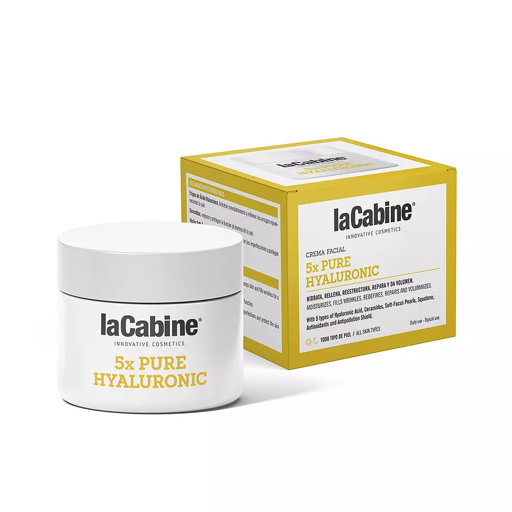 LA CABINE-5X PURE HYALURONIC creme 50 ml-DrShampoo - Perfumaria e Cosmética