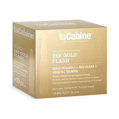 LA CABINE-Ampolas de edição limitada 24K GOLD FLASH 10 x 2 ml.-DrShampoo - Perfumaria e Cosmética