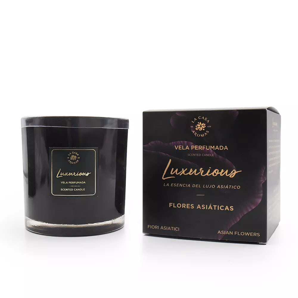 LA CASA DE LOS AROMAS-LUXUOSA vela perfumada flores asiáticas 650 gr-DrShampoo - Perfumaria e Cosmética