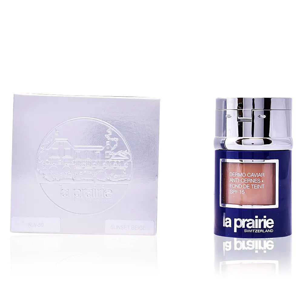 LA PRAIRIE-Base corretiva SKIN CAVIAR SPF15 sunset beige-DrShampoo - Perfumaria e Cosmética