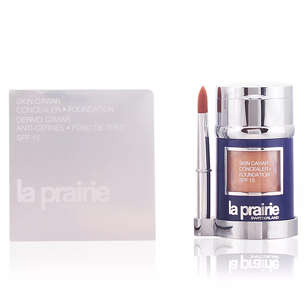 LA PRAIRIE-Base corretora SKIN CAVIAR SPF15 mocha 30 ml-DrShampoo - Perfumaria e Cosmética