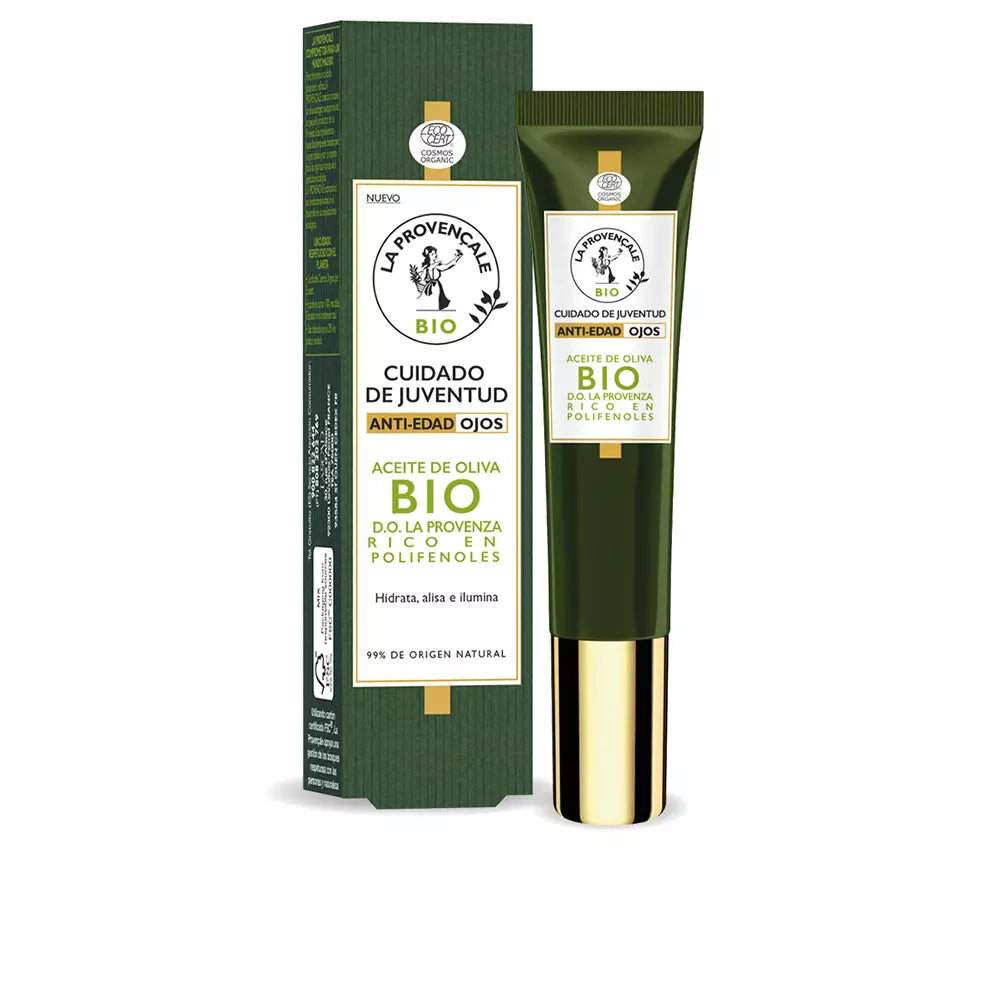 LA PROVENÇALE-CUIDADO DE JUVENTUDE BIO anti-idade olhos 15 ml.-DrShampoo - Perfumaria e Cosmética