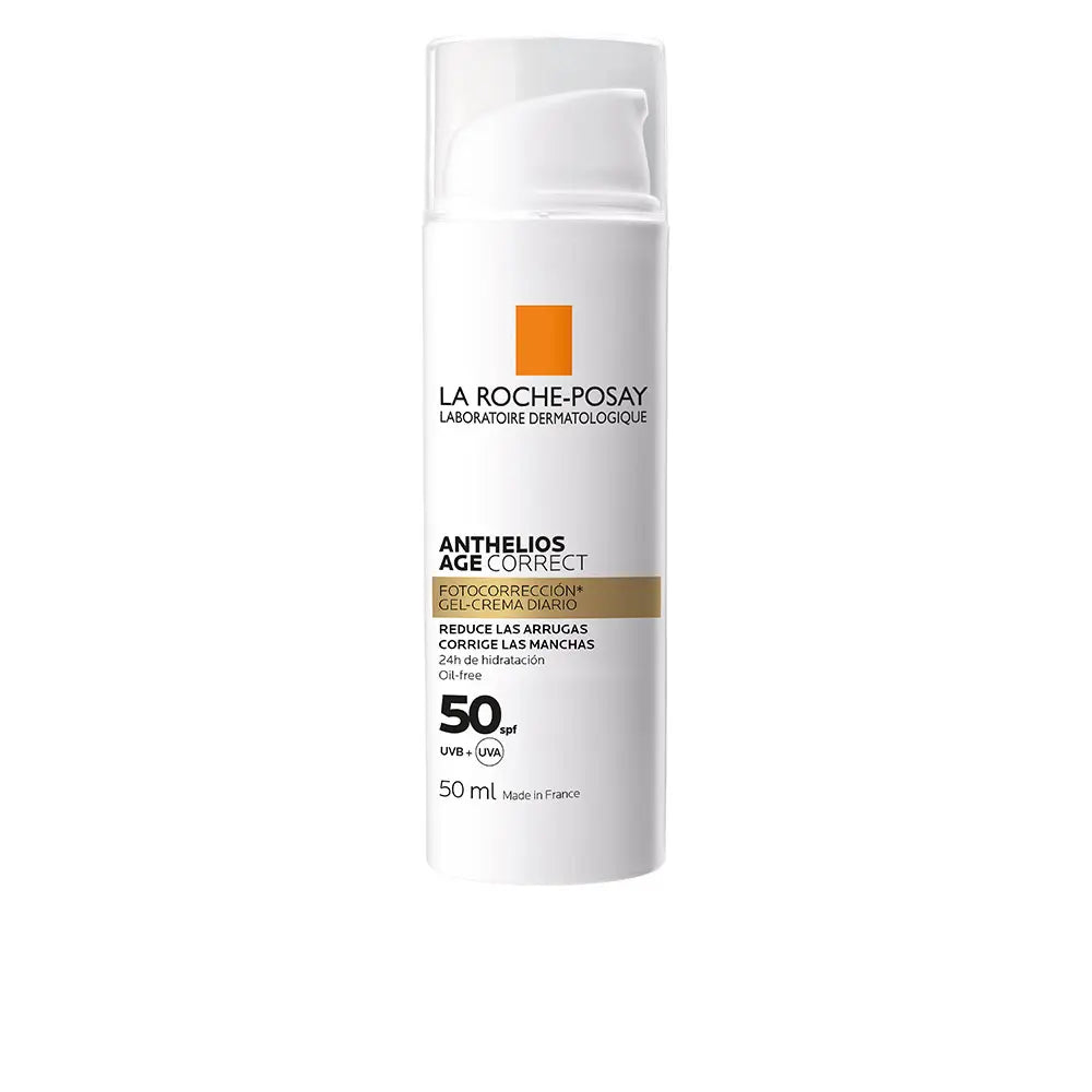 LA ROCHE POSAY-ANTHELIOS AGE CORRECT fotocorreção diária com ácido hialurónico e niacinamida SPF50 50 ml-DrShampoo - Perfumaria e Cosmética