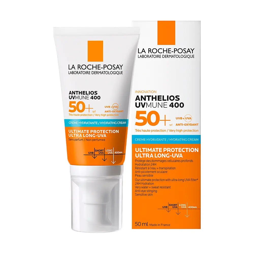 LA ROCHE POSAY-ANTHELIOS UV-MUNE 400 creme hidratante protetor solar muito alta proteção SPF50+ 50 ml-DrShampoo - Perfumaria e Cosmética