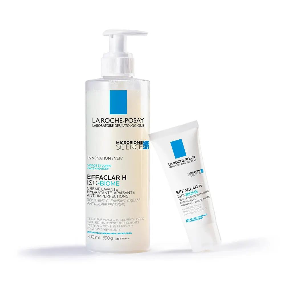 LA ROCHE POSAY-EFFACLAR H ISO-BIOME Creme de Limpeza 390 ml-DrShampoo - Perfumaria e Cosmética