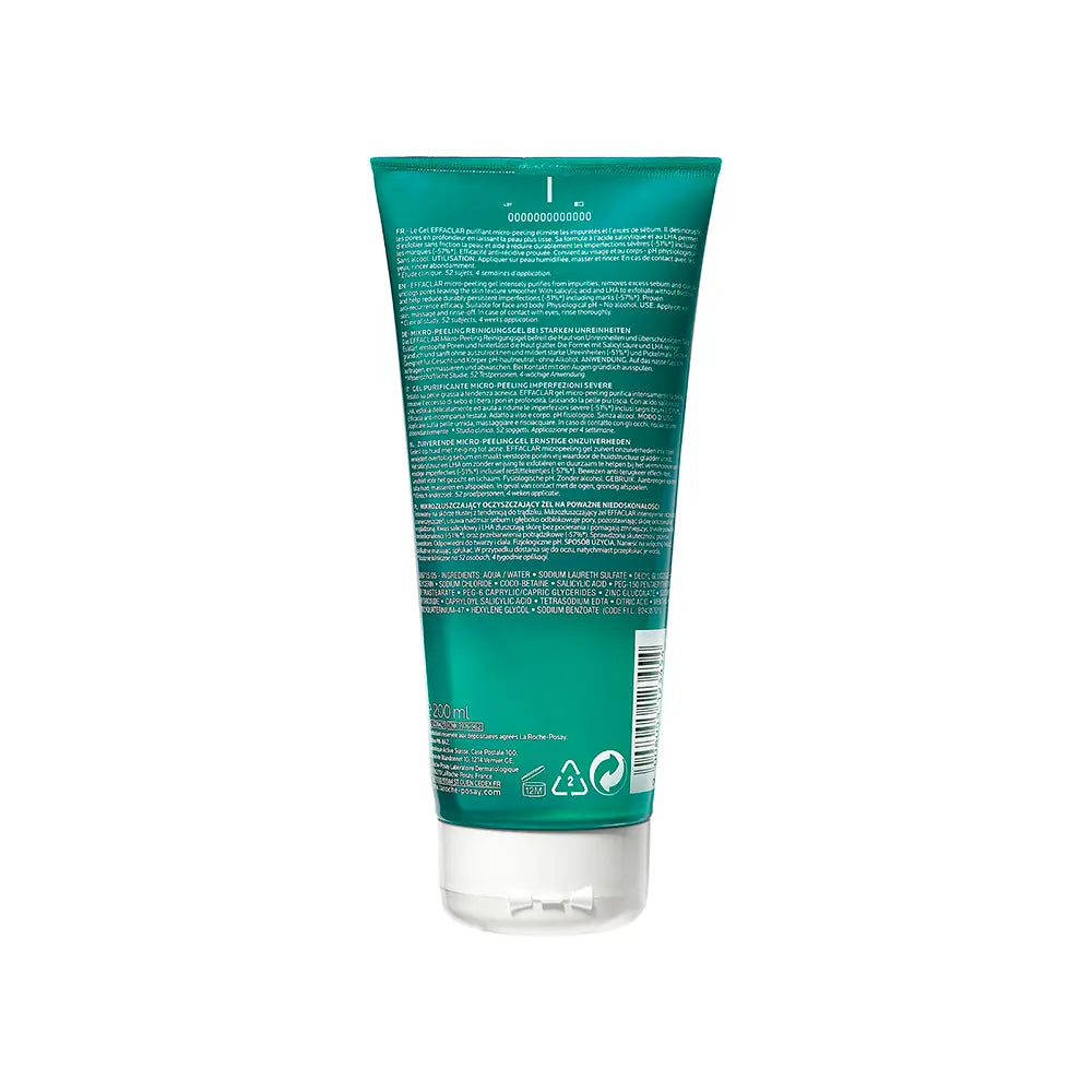LA ROCHE POSAY-EFFACLAR gel purificante micro-peeling 200 ml-DrShampoo - Perfumaria e Cosmética
