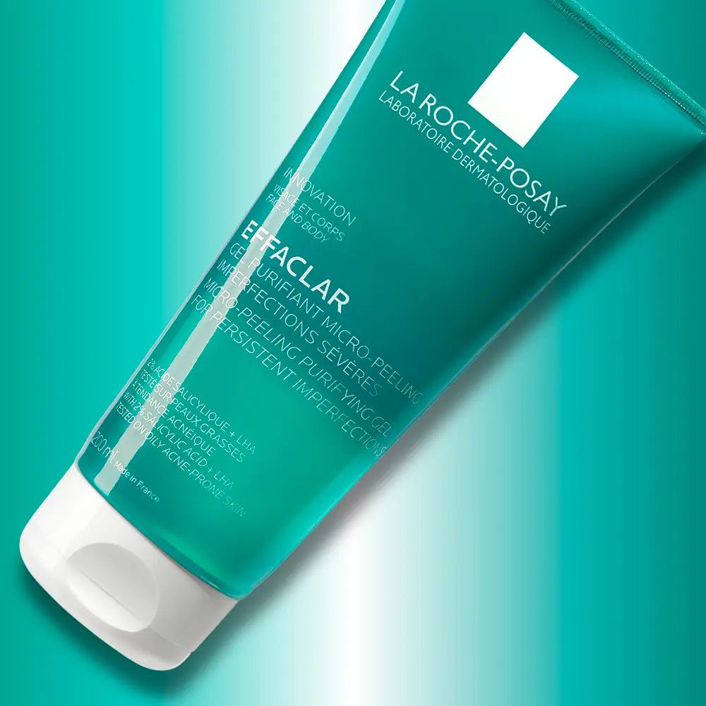 LA ROCHE POSAY-EFFACLAR gel purificante micro-peeling 200 ml-DrShampoo - Perfumaria e Cosmética