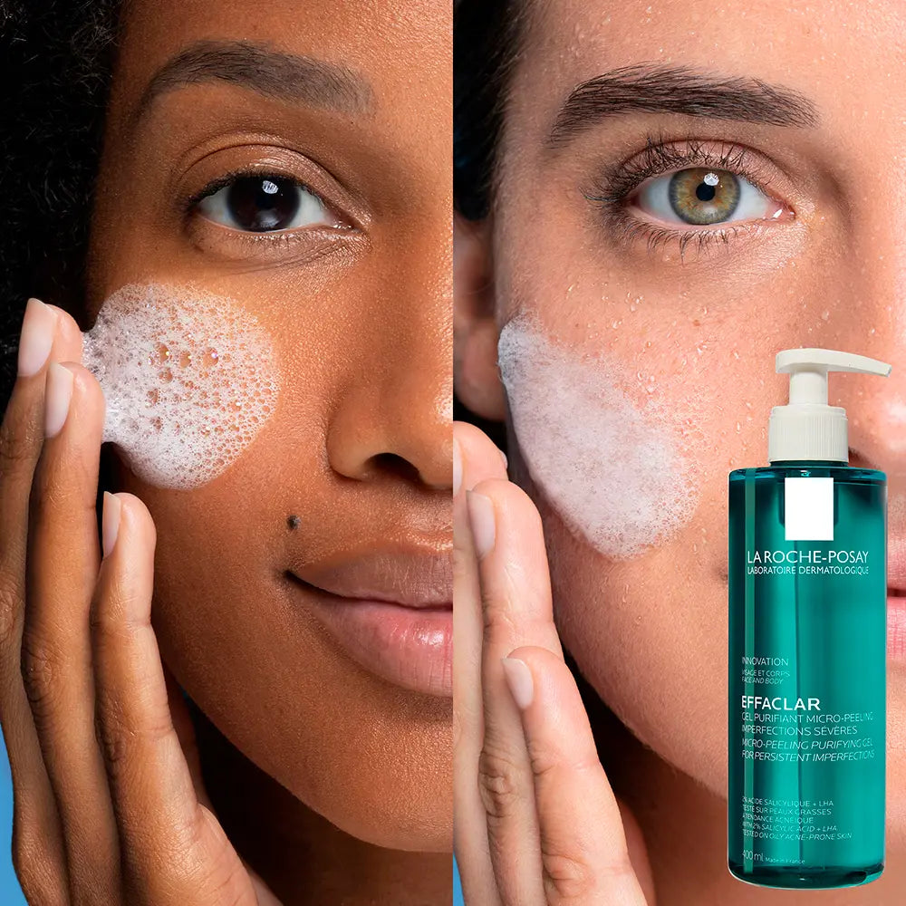 LA ROCHE POSAY-EFFACLAR gel purificante micro-peeling 400 ml-DrShampoo - Perfumaria e Cosmética
