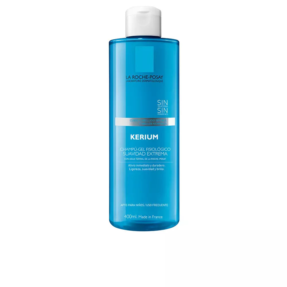 LA ROCHE POSAY-KERIUM Champô-Gel Fisiológico Suave Extremo 400 ml-DrShampoo - Perfumaria e Cosmética