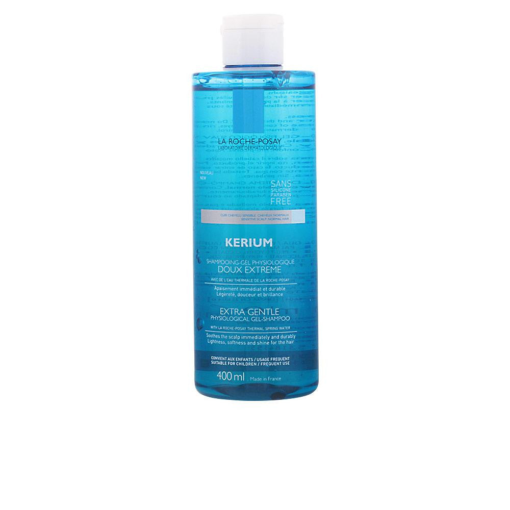 LA ROCHE POSAY-KERIUM shampooing-gel physiologique doux extreme 400 ml-DrShampoo - Perfumaria e Cosmética