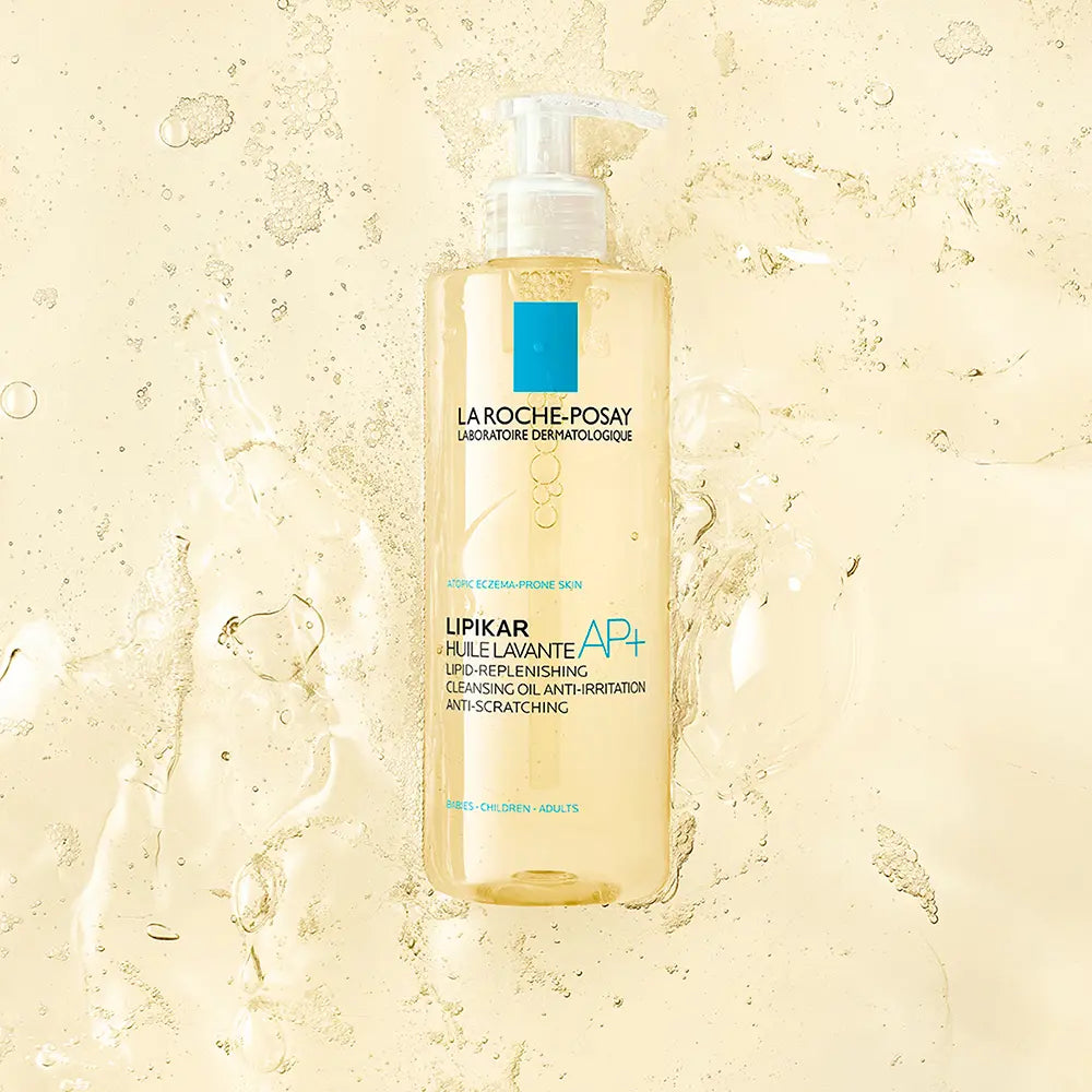 LA ROCHE POSAY-LIPIKAR AP+ Óleo de Limpeza Corporal Antiirritante para Pele Atópica 400 ml.-DrShampoo - Perfumaria e Cosmética