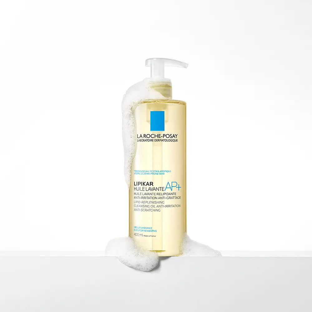 LA ROCHE POSAY-LIPIKAR AP+ Óleo de Limpeza Corporal Antiirritante para Pele Atópica 400 ml.-DrShampoo - Perfumaria e Cosmética
