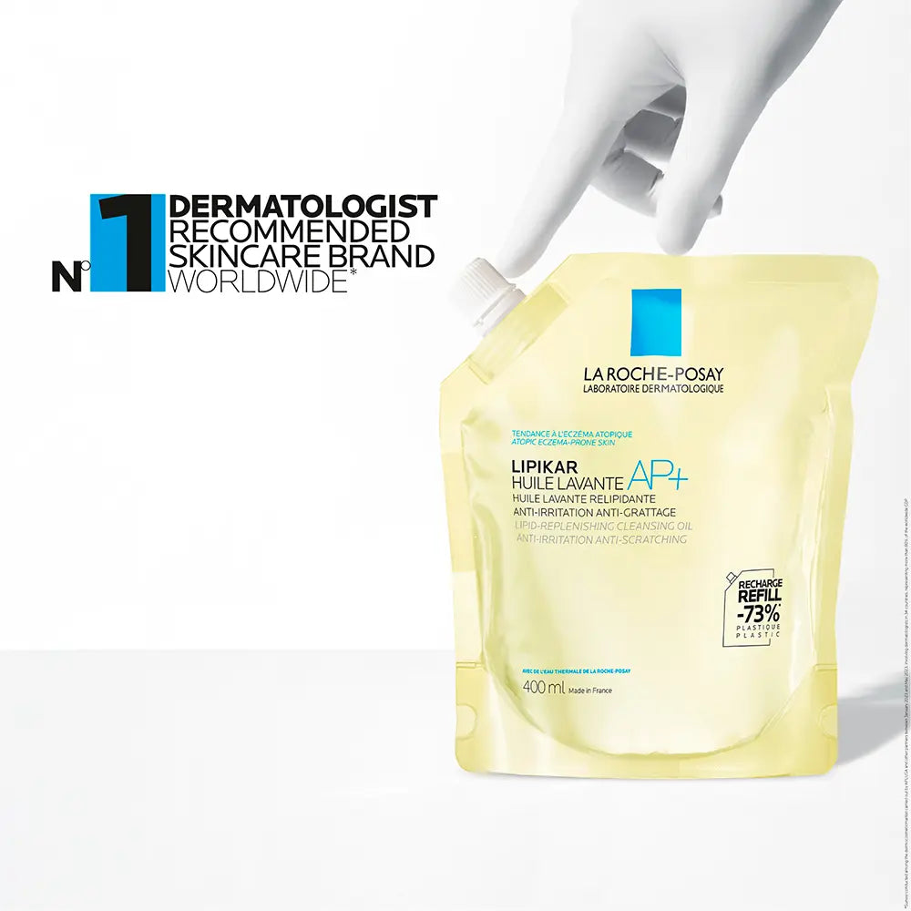 LA ROCHE POSAY-LIPIKAR AP+ Óleo de Limpeza Recarga 400 ml-DrShampoo - Perfumaria e Cosmética