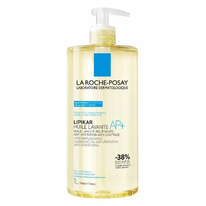 LA ROCHE POSAY-LIPIKAR AP+ óleo de limpeza repletor de lipídios 1000 ml.-DrShampoo - Perfumaria e Cosmética