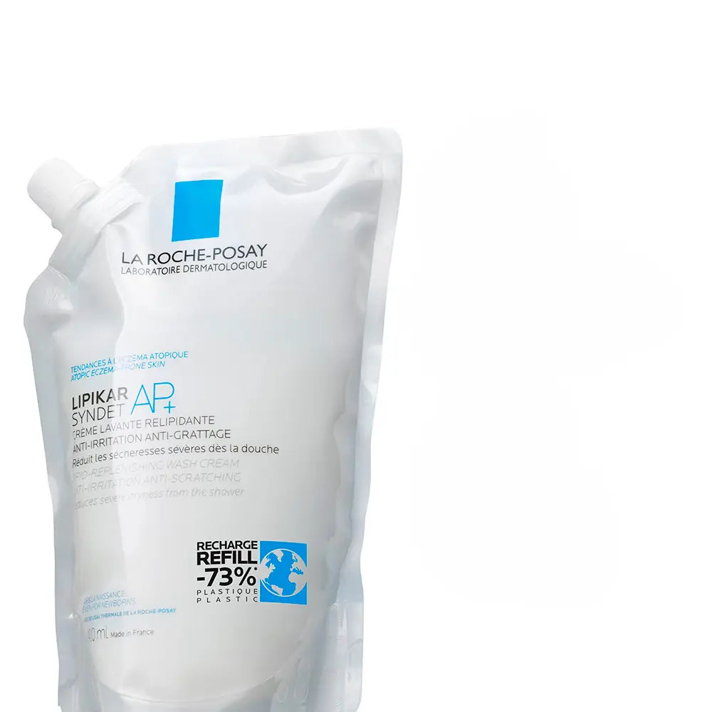 LA ROCHE POSAY-LIPIKAR SYNDET AP+ Creme de Duche Relipidante e Anti-Irritação para Pele Atópica-DrShampoo - Perfumaria e Cosmética