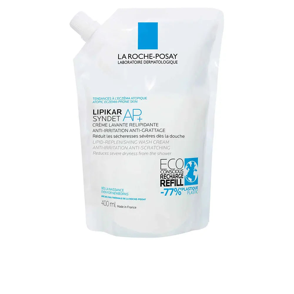 LA ROCHE POSAY-LIPIKAR SYNDET AP+ Creme de Duche Relipidizante e Anti-Irritação para Pele Atópica.-DrShampoo - Perfumaria e Cosmética