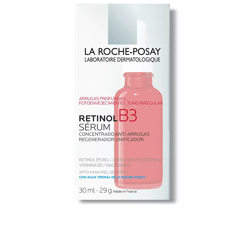 LA ROCHE POSAY-RETINOL B3 sérum dermatológico anti-rugas, regenerador e unificador para peles sensíveis 30 ml-DrShampoo - Perfumaria e Cosmética