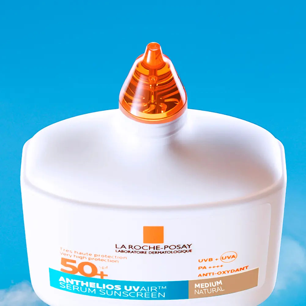 LA ROCHE POSAY-Sérum Protetor Solar com Cor ANTHELIOS UVAIR Médio 50 ml-DrShampoo - Perfumaria e Cosmética