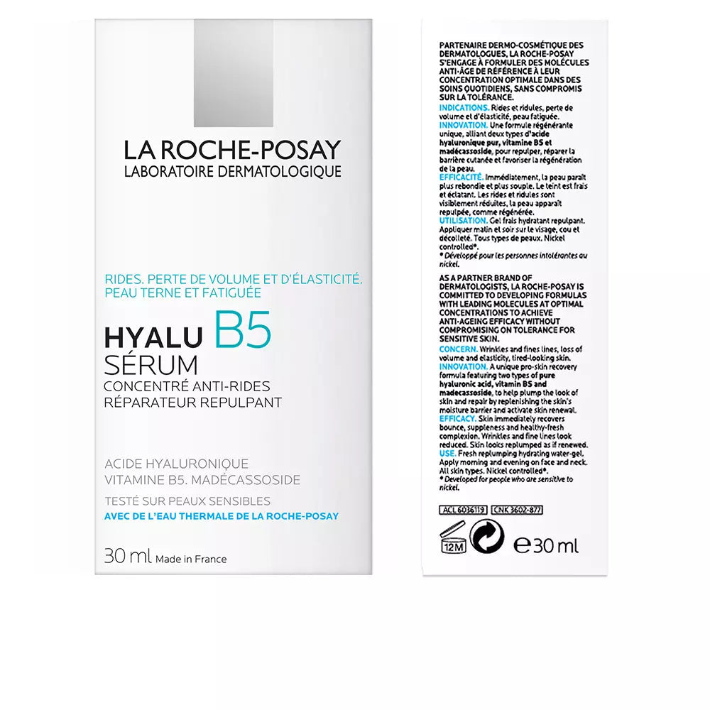 LA ROCHE POSAY-Sérum concentrado anti-rugas HYALU B5 30 ml-DrShampoo - Perfumaria e Cosmética