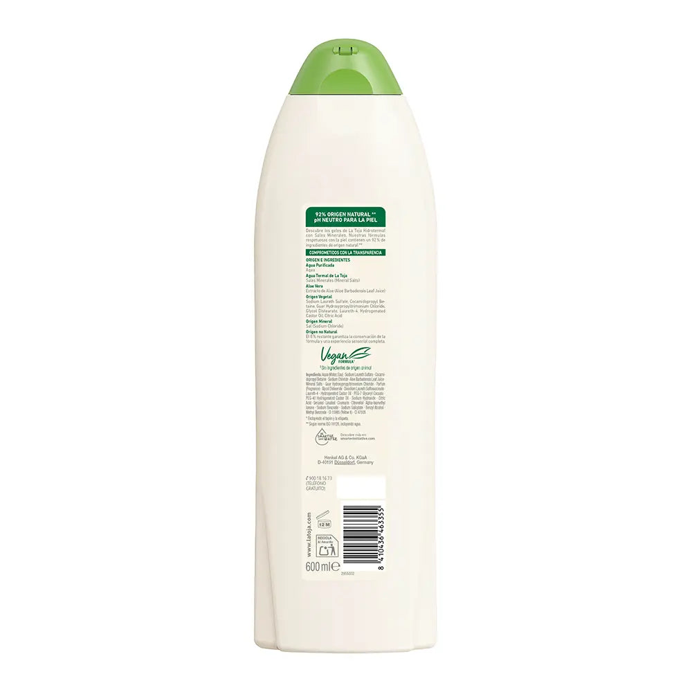 LA TOJA-Gel de banho creme ALOE VERA 600 ml-DrShampoo - Perfumaria e Cosmética