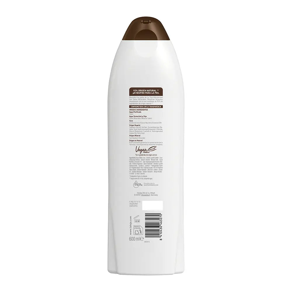 LA TOJA-Gel de banho creme ÓLEO DE COCO 600 ml-DrShampoo - Perfumaria e Cosmética