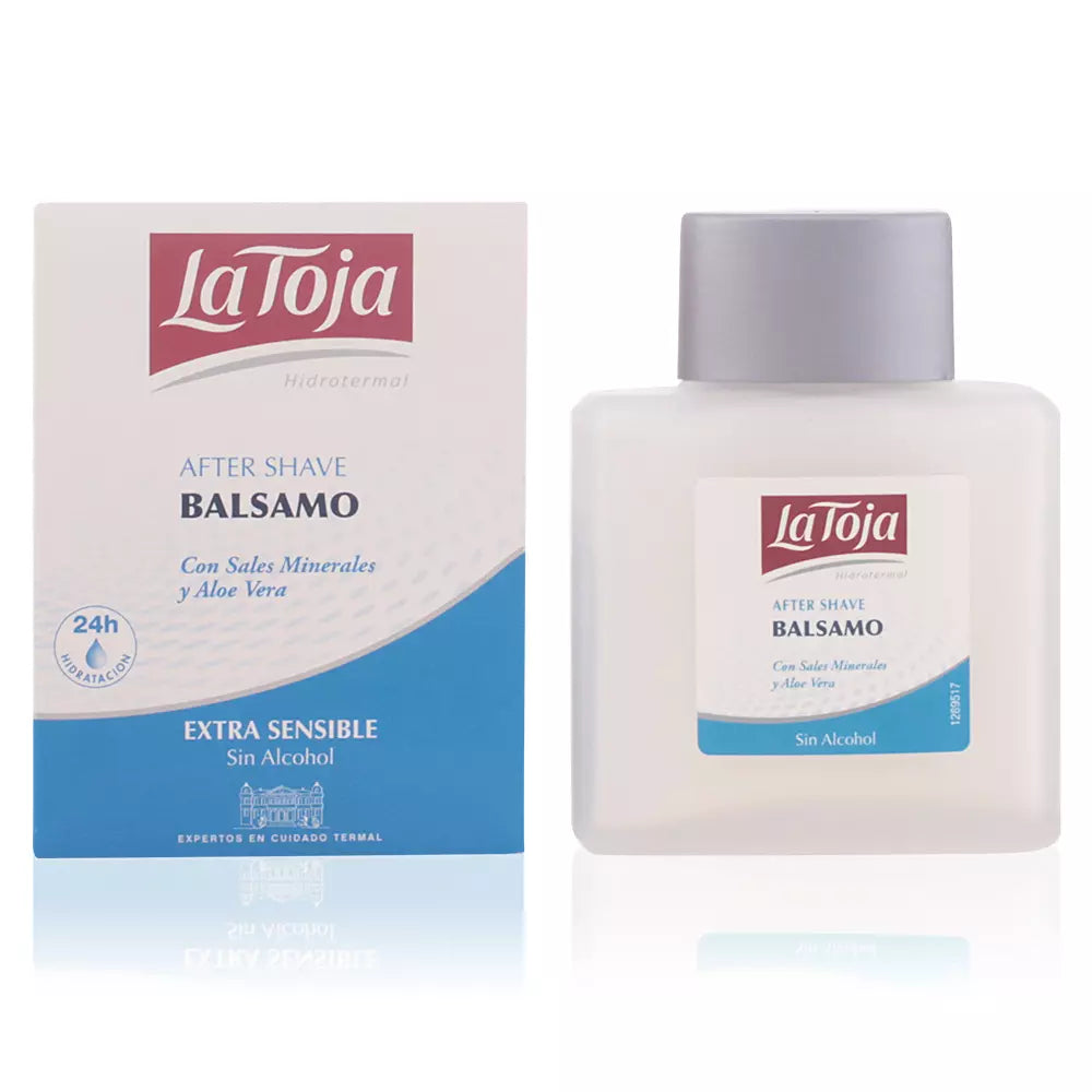 LA TOJA-HIDROTERMAL bálsamo pós barba peles sensíveis extra 100 ml-DrShampoo - Perfumaria e Cosmética