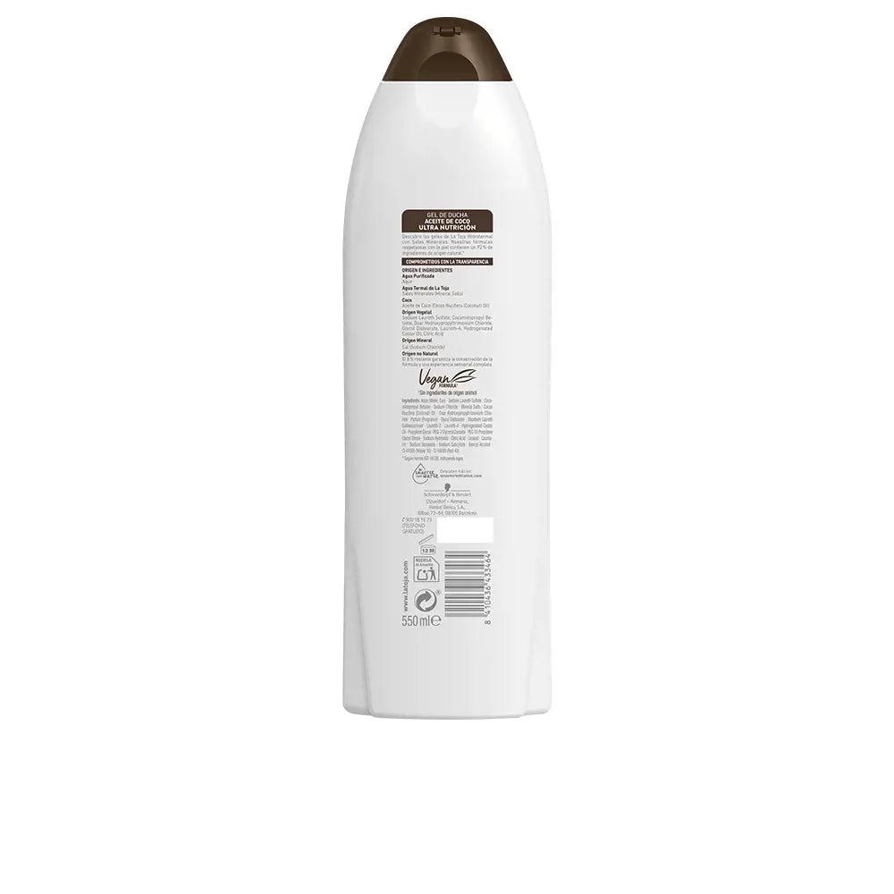 LA TOJA-ÓLEO DE COCO gel de banho creme 550 ml-DrShampoo - Perfumaria e Cosmética